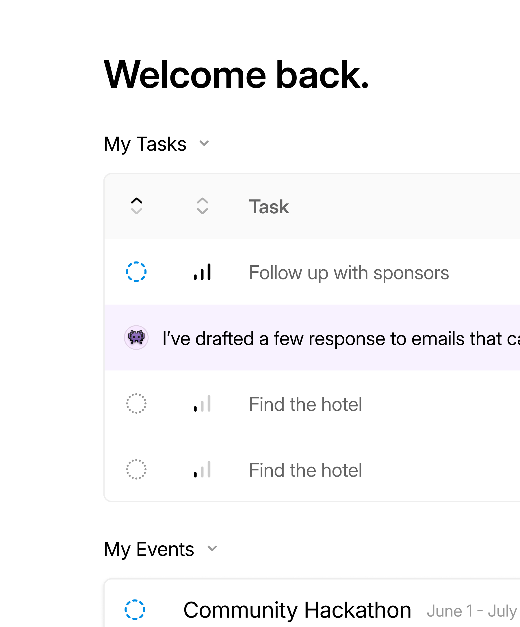 Email draft generated from inbox context